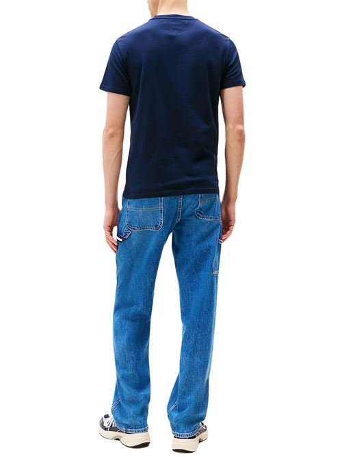 T-shirt blu in cotone Tommy Jeans | DM0DM21188C1G